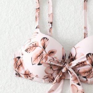 Ruched Floral Swimsuit